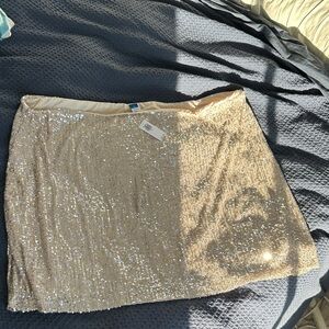 Old Navy Sparkling Sequin Mini Skirt